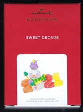 Hallmark 2021 Hallmark Sweet Decade 2021 2nd in Series Keepsake Ornament New