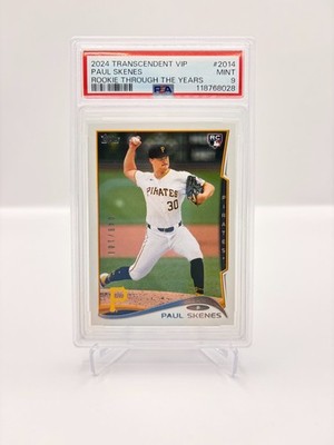 2024 Paul Skenes Topps Transcendent VIP # PS-2014 (49/100) PSA MINT 9 RC
