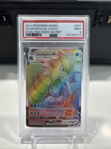 2021 Pokémon SWSH FA/Gyarados Vmax Evolving Skies Secret