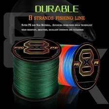8 Strands Braided Fishing Line - Abrasion Res...
