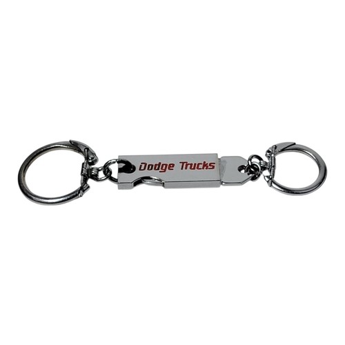 Vintage Dodge Trucks Pull Apart Keychain Key Ring Fob Stainless Steel