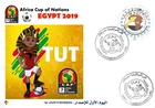 Algeria 6 FDC+Card Egypte 2019 Sport Soccer Egypt Africa Cup of Nations Football