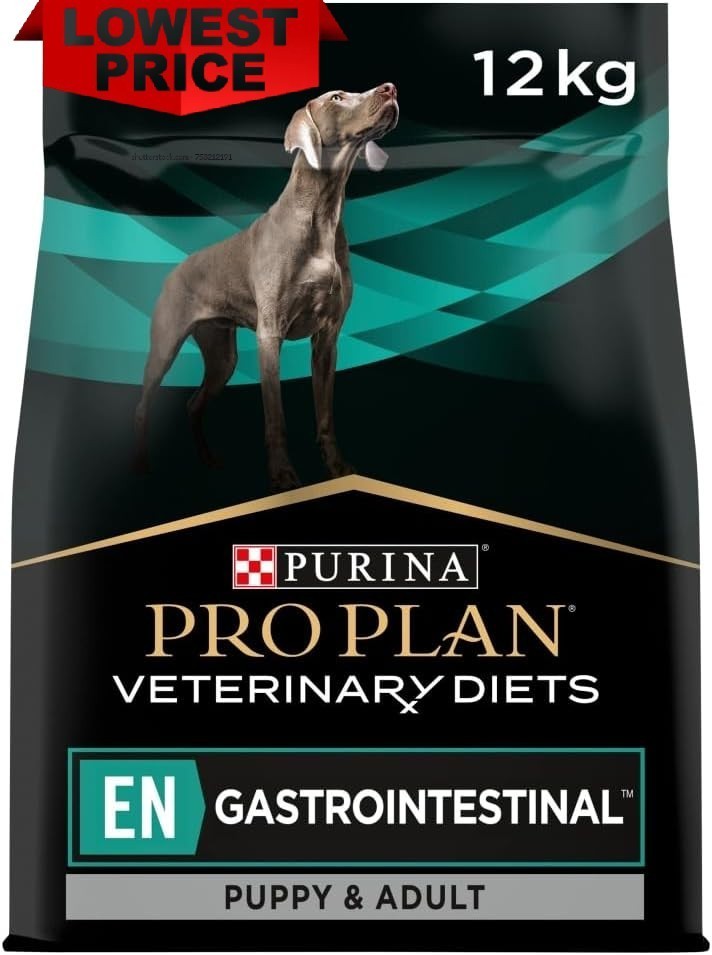 Purina Pro Plan Veterinary Diets Dog Food EN Gastrointestinal, 12kg Bag Dry Food