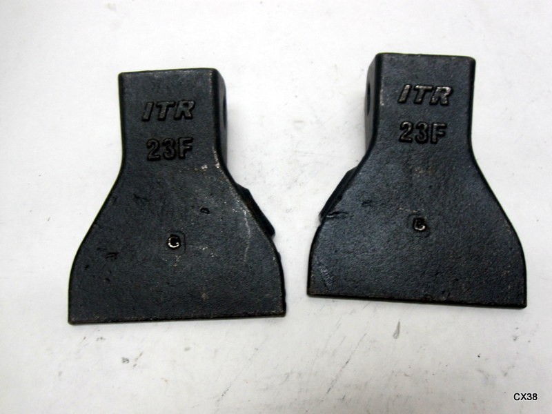 Pair of ITR Backhoe Bucket Teeth Flare Digging Teeth Pin 23F Skidsteer ...