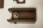 Antique Microscope J. J. Bausch Pocket Field Microscope In Wood Box — photo 5