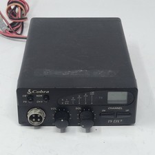 Cobra 19 DX II 40 Channel Compact Mobile CB Radio Transceiver Tested Excellent