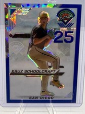 2025 Panini Prospect Edition - Kruz Schoolcraft #24 Blue Ice Prizm /299 (RC)