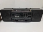 JVC Boombox AM/FM PC-V33 3D Hyper Bass Full Auto Stop Cassette Tested