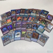 Mixed Rare Holographic YU-GI-OH! TCG and CCG Trading Cards Bundle (Set Of 50)