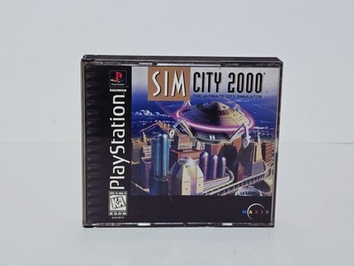 PS1 Sim City 2000 (Sony PlayStation 1, 1996) TESTED Free Shipping 