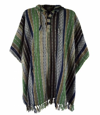Guru-Shop Cardigan Herren Poncho Hippie chic, Ethno Poncho, Andenponcho -