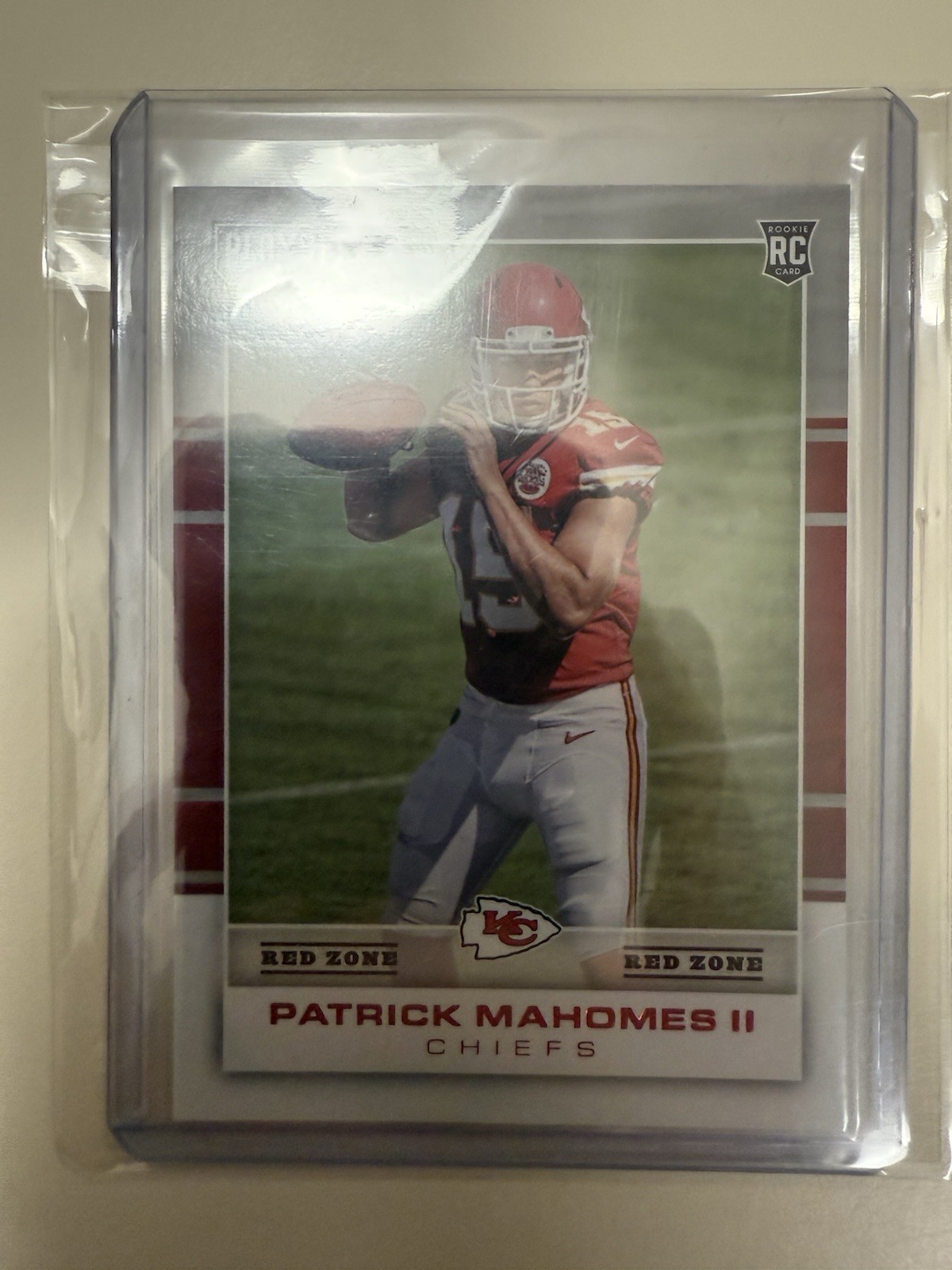 2017 Panini Playoff - Rookies Patrick Mahomes II #204 Red Zone (RC)