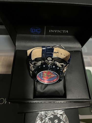 Superman 52MM Men’s Watch Sold Out Invicta $729 Box Papers Tag