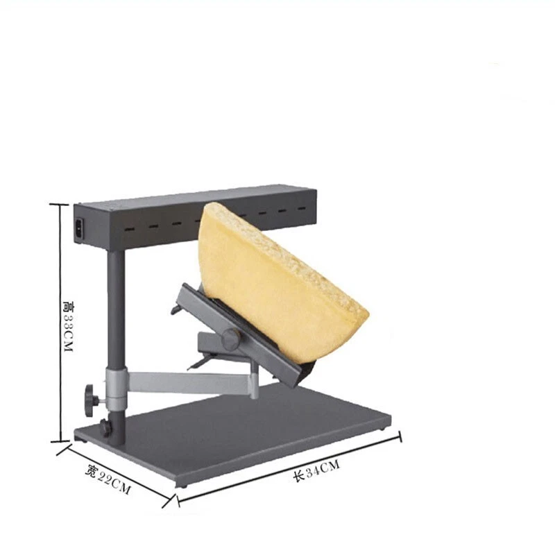 Parrilla de calentamiento eléctrica de media rueda para derretir queso seco 110 V Foto 2 de 3