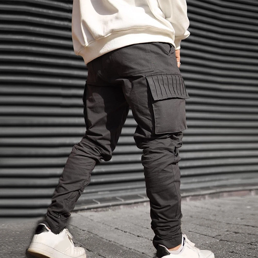 Mens slim fit workout pants sale