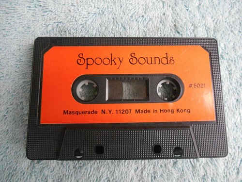 VINTAGE HALLOWEEN SPOOKY SOUNDS CASSETTE TAPE. VEERY GOOD! - Picture 3 of 4
