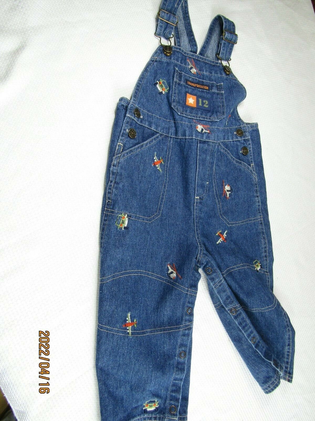 Toddler Blue Denim Jean One Piece 24 Tr Clearance SALE Limited time Months Complete Free Shipping Bib Overalls Size