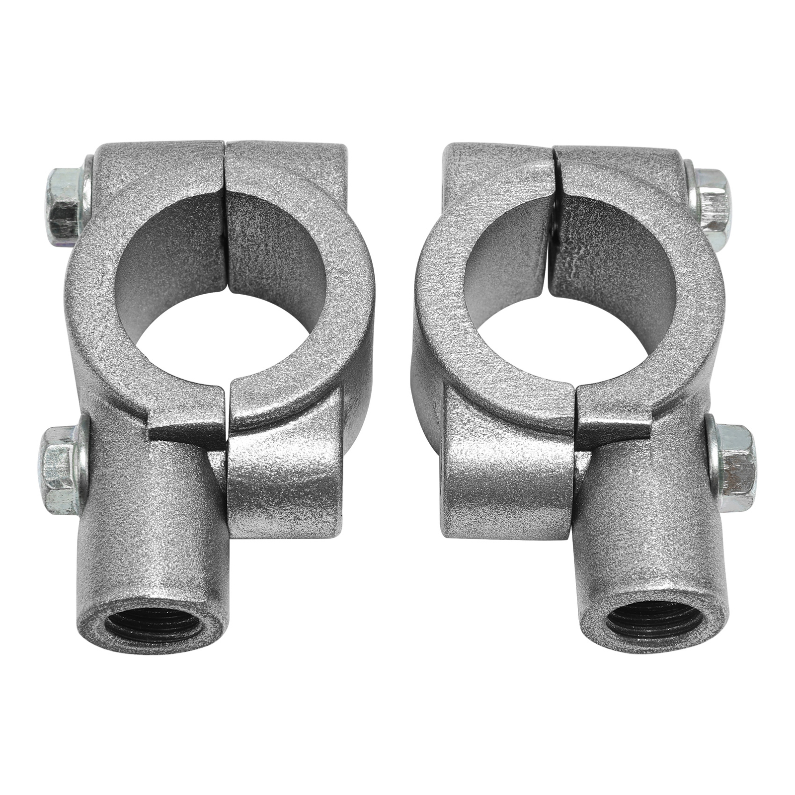 ATV Rear-View Mirrors Clamps On Mount Adapters 7/8" 22mm Handlebar Handle Bars