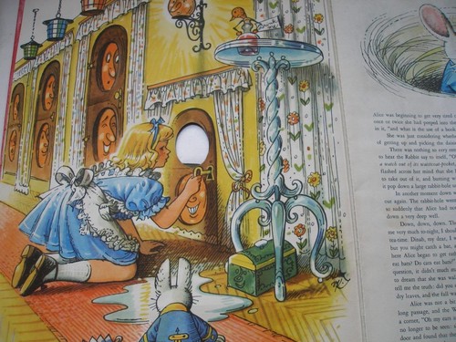 ALICE IN WONDERLAND Lewis Carroll Kuibasta pop=up book Artia Production 1960 - Picture 5 of 10