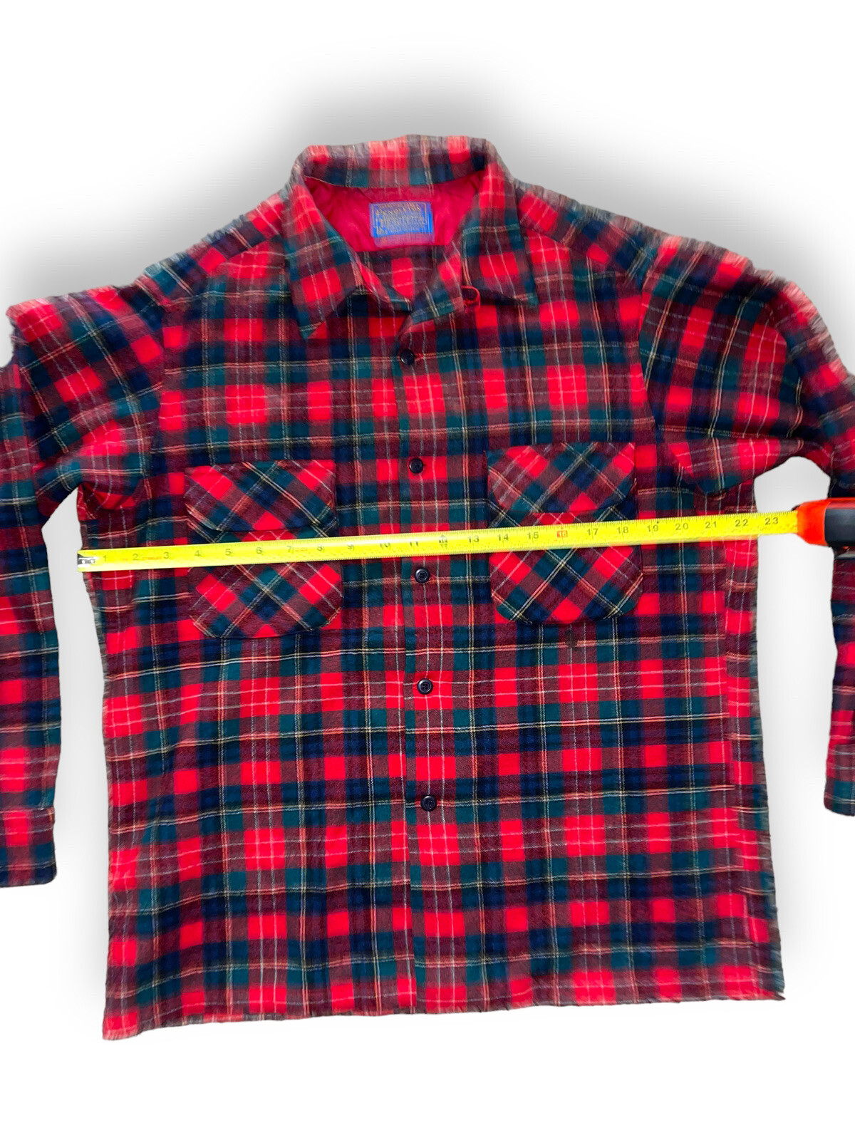 PENDLETON Board Shirt Jacket Shacket Multi Red Pl… - image 8