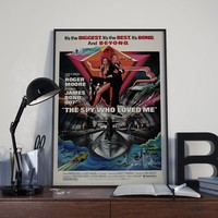 James Bond 007 Spy Loved Movie Film A3 | Offer of the day