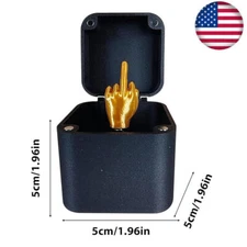 Middle Finger in A Box Funny Surprise Box Pop Up Novelty Fun Festival