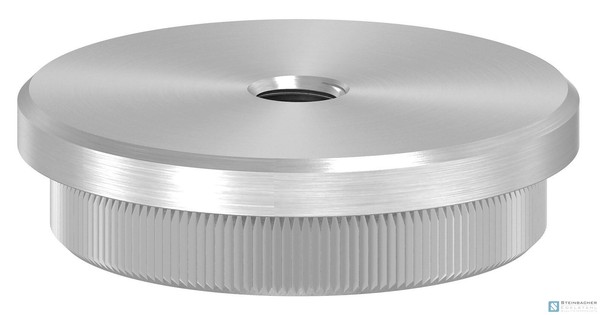 Edelstahl Stopfen FüR Rohr 48,3X3,0Mm, Flach, M8, V2A | Steinbacher©-image