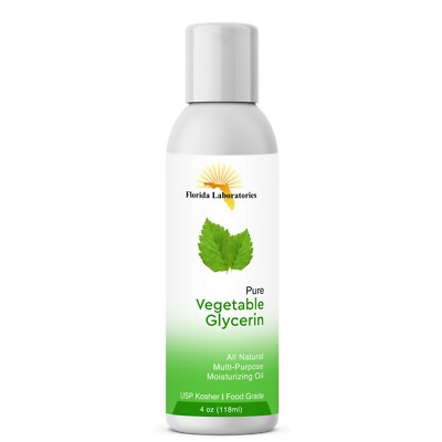 Pure 4 oz Vegetable Glycerin USP Kosher VG Food Grade - 100% Natural 