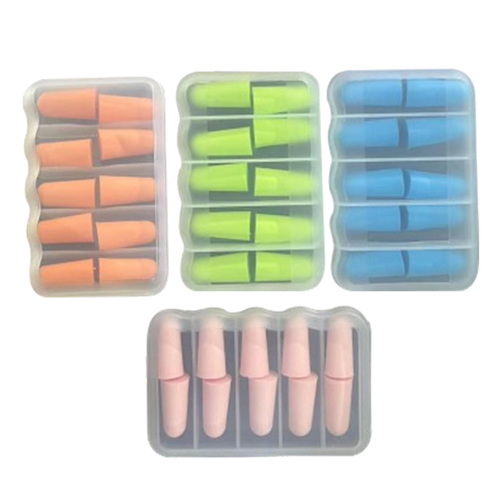 Deep Sleep Ear Plugs Sleep 5 Pairs Soft Foam Reusable Noise Cancelling