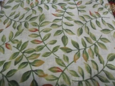UNWASHED COTTON FABRIC OAKHURST TEXTILES - LEAF BRANCH BY SIGNATURE CLASSICS