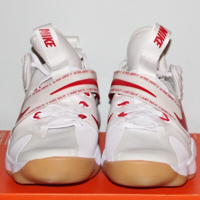 Nike React HyperSet White Red Volleyball Shoes *Sample* Mens  display picture 3