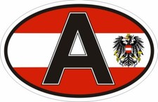 Austria Austria targa paese stemma adesivo sagomato n. 2449