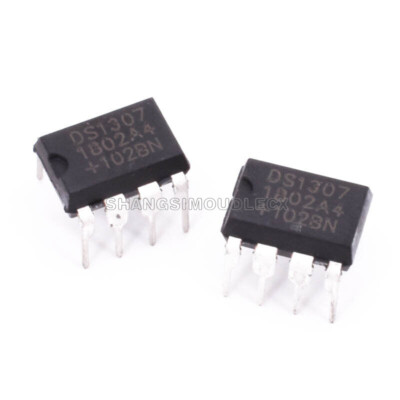10PCS IC DS1307 DS1307N DIP-8 RTC SERIAL 512K I2C Real-Time Clock