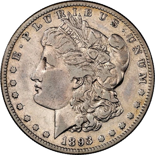 1893-S $1 Morgan Dollar NGC VF20 --  Stunning Bright Circulated Key Date!