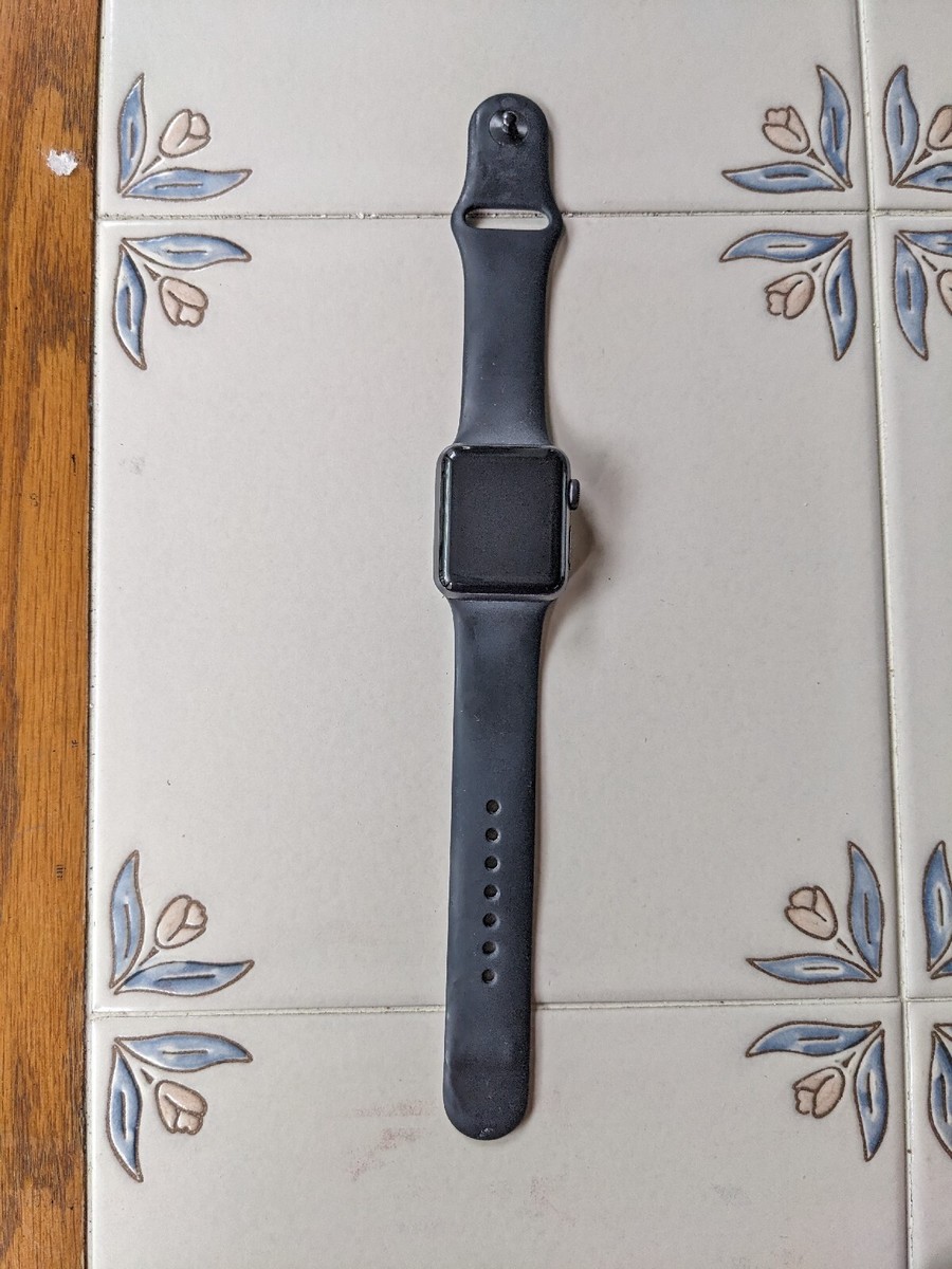 Apple Watch Series 3 38mm Space Gray Aluminium Case with  display picture 2