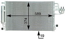 Mahle AC399000S A/C Condenser