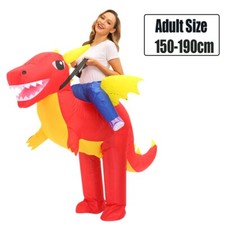 Inflatable dinosaur costumes Halloween party animal costume Dino men and women