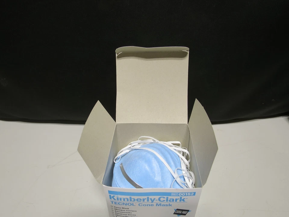 Máscara cone Kimberly Clark 00152 Tecnol contagem 50 - Imagem 2 de 2
