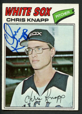 Chris Knapp #247 signed autograph auto 1977 Topps Baseball Trading Card