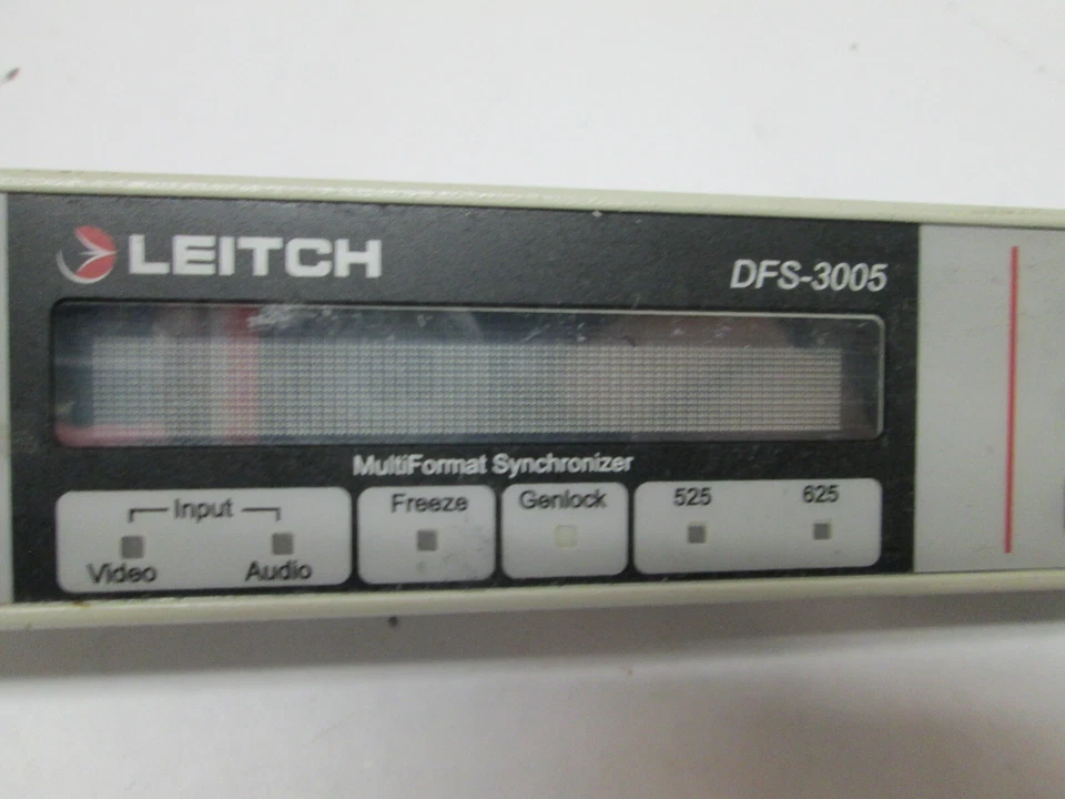 Controlador de áudio Leitch DFS-3005 PAINEL para sincronizador multiformato A-V - Imagem 3 de 4