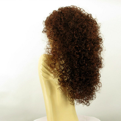 Perruque Curly Longue Couleur Blond Copper - Taille Moyenne - Synthétique - Pour Femmes - Neuf Avec étiquettes