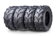 Utv Atv Tires 26x8-14 Front 26x10-14 Rear Wanda 6pr Mud Sling Set 4
