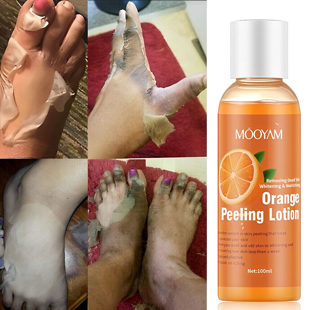 Lotion crème peeling à l'orange soin visage exfoliant anti-tache pour femme et homme