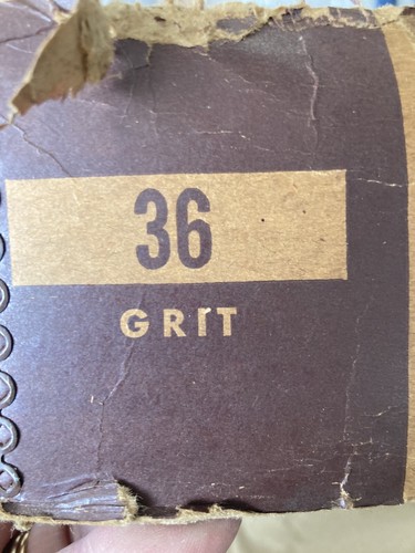 Set of 10 3M Sanding Cones 36 Grit 3 -17/32” x 3” x 2” Cloth Vintage NOS NWOB - Picture 3 of 8