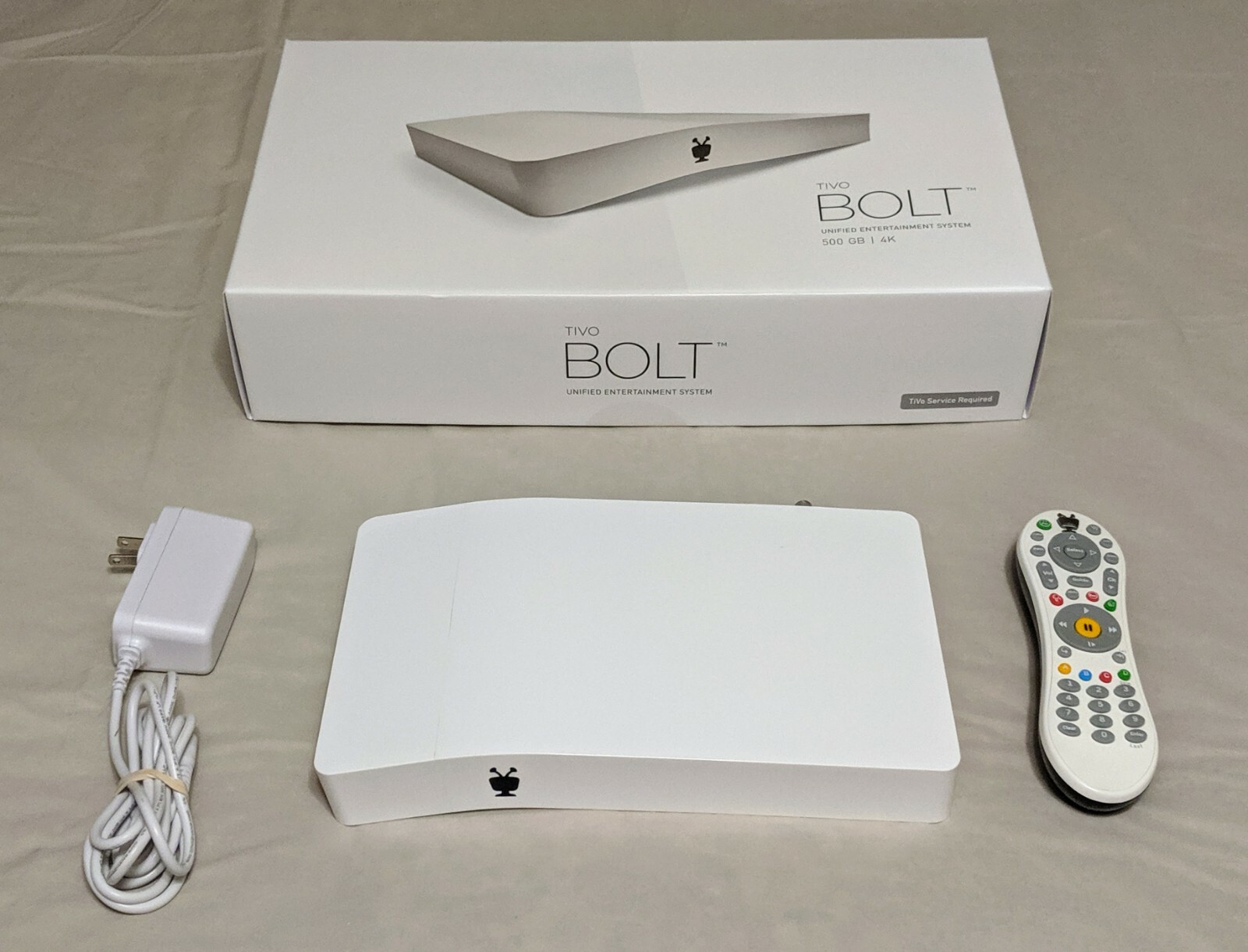 TiVo BOLT 500 GB DVR and Streaming Media Player 4K UHD 851342000445