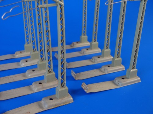 Märklin H0 - 7009 - 10x Oberleitungsmast /(59) - Bild 2 von 3
