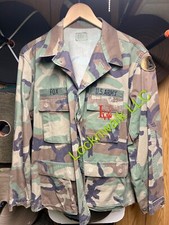 ARMY 1900S Men  s combat SHIRT -Woodland Medium Short