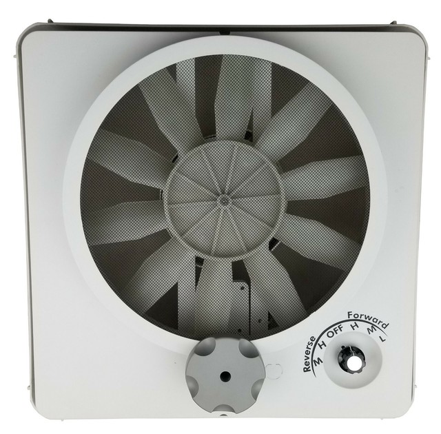 Heng's 90046CR rv roof vent 12 VOLT replacement fan MULTI SPEED