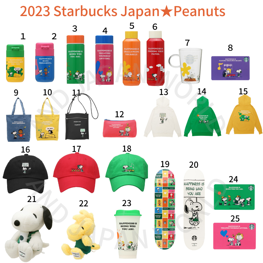 Starbucks Japan × PEANUTS Collaboration 2023 Spring Starbucks Japan × PEANUTS Collaboration 2023 Spring