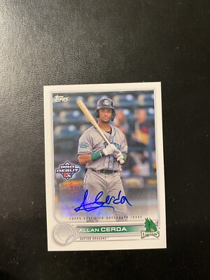 2022  Topps Pro Debut #PD-86 Allan Cerda Autograph